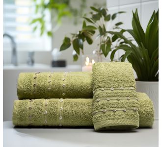 Beauty Home Σετ πετσέτες Art 3466 Σετ 3τμχ Πράσινο       |  Σετ Πετσέτες στο espiti