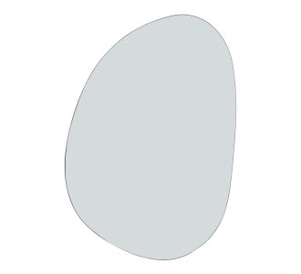 Καθρέπτης Listro Inart 55x1x80εκ |  Καθρέπτες στο espiti