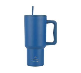 ESTIA ΘΕΡΜΟΣ STRAW TUMBLER XL SAVE THE AEGEAN 900ml DENIM BLUE - 01-32166 Estia |  Θερμός & Αξεσουάρ στο espiti