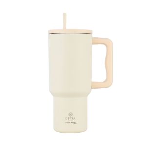 ESTIA ΘΕΡΜΟΣ STRAW TUMBLER XL SAVE THE AEGEAN 900ml LILY WHITE - 01-32128 Estia |  Θερμός & Αξεσουάρ στο espiti