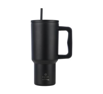 ESTIA ΘΕΡΜΟΣ STRAW TUMBLER XL SAVE THE AEGEAN 900ml MIDNIGHT BLACK - 01-32111 Estia |  Θερμός & Αξεσουάρ στο espiti