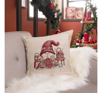 Μαξιλαροθήκη Velbert - 45x45cm με γέμιση 52017160 Teoran |  Χριστουγεννιάτικα Μαξιλάρια στο espiti