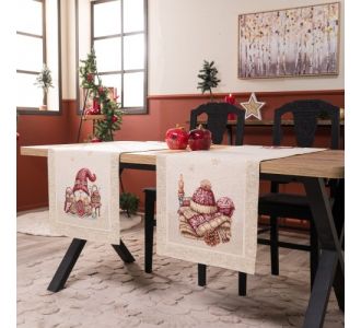 Τραβέρσα Velbert - 45x140cm 52017155 Teoran |  Χριστουγεννιάτικες Τραβέρσες στο espiti
