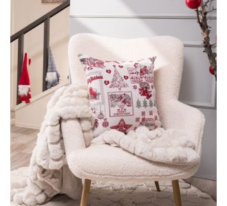 Μαξιλαροθήκη Gilgen - 65x65cm δαπέδου 52018007 Teoran |  Χριστουγεννιάτικα Μαξιλάρια στο espiti