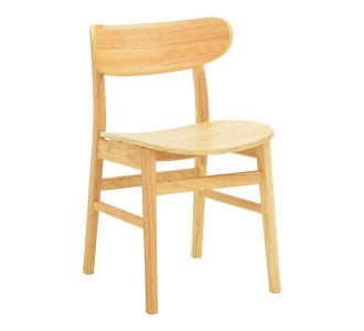 Καρέκλα Lumnia pakoworld rubberwood σε φυσική απόχρωση 46x50x76εκ |  Καρέκλες στο espiti