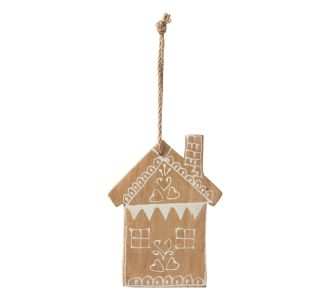 Beauty Home Ξύλινο Στολίδι Σπίτι 13 cm       |  Χριστουγεννιάτικα Στολίδια στο espiti