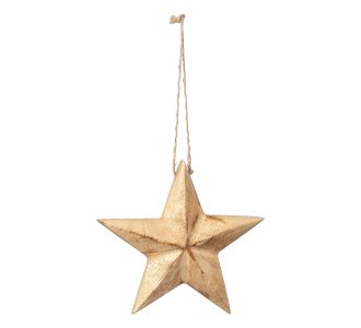 Beauty Home Ξύλινο Αστέρι 13 cm       |  Χριστουγεννιάτικα Στολίδια στο espiti