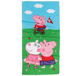 ΠΕΤΣΕΤΑ ΘΑΛΑΣΣΗΣ PEPPA PIG 70Χ140 5863 ΜΠΛΕ, ΠΡΑΣΙΝΟ, ΡΟΖ |  Πετσέτες Θαλάσσης στο espiti