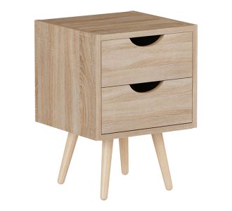 Κομοδίνο Selma pakoworld σε φυσική απόχρωση 29.7x29.7x45εκ |  Κομοδίνα στο espiti