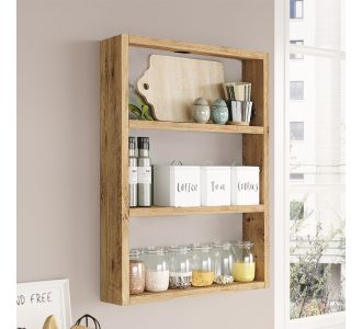 Ραφιέρα τοίχου Prena Megapap χρώμα atlantic pine 43,2x9x60εκ. |  Ραφιέρες τοίχου στο espiti