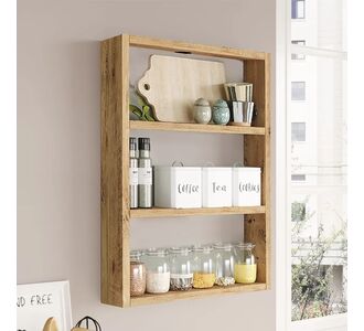 Ραφιέρα τοίχου Prena Megapap χρώμα atlantic pine 43,2x9x60εκ. |  Ραφιέρες τοίχου στο espiti