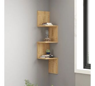 Ραφιέρα τοίχου Zikzak Megapap χρώμα sapphire oak 25x25x105,4εκ. |  Ραφιέρες τοίχου στο espiti