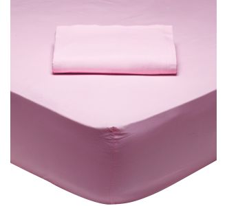 DAS HOME 1012 ΣΕΝΤΟΝΙ ΜΟΝΟ ΜΕ ΛΑΣΤΙΧΟ PINK PINK |  Σεντόνια Υπέρδιπλα / King Size στο espiti