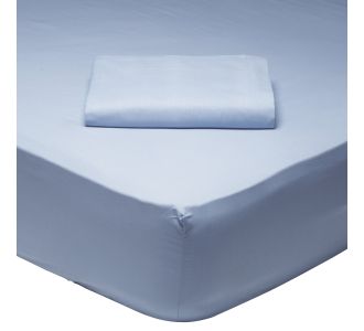 DAS HOME 1005 ΣΕΝΤΟΝΙ ΜΟΝΟ ΜΕ ΛΑΣΤΙΧΟ BABY BLUE BABY BLUE |  Σεντόνια Υπέρδιπλα / King Size στο espiti