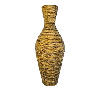 Διακοσμητικό βάζο Lerpon Inart banana rope σε φυσική απόχρωση Φ40x100εκ |  Διακοσμητκά στο espiti