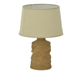 Επιτραπέζιο φωτιστικό Wabbi Inart Ε27 κεραμικό σε γκρι antique -μπεζ απόχρωση Φ28x41εκ |  Επιτραπέζια στο espiti