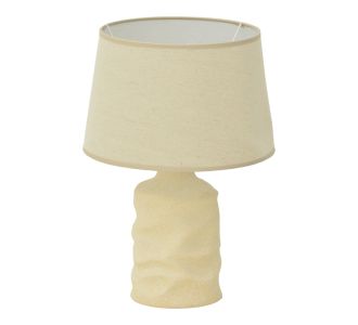 Επιτραπέζιο φωτιστικό Wabbi Inart Ε27 κεραμικό σε μπεζ απόχρωση Φ28x41εκ |  Επιτραπέζια στο espiti