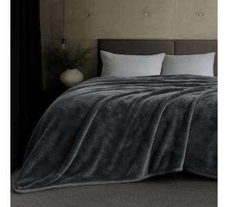 Κουβέρτα βελουτέ υπέρδιπλη Grey Astron Italy |  Κουβέρτες Βελουτέ Υπέρδιπλες στο espiti