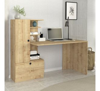 Γραφείο εργασίας Domingo Megapap χρώμα sapphire oak 149,5x60x120εκ. |  Γραφεία στο espiti