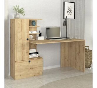Γραφείο εργασίας Domingo Megapap χρώμα sapphire oak 149,5x60x120εκ. |  Γραφεία στο espiti