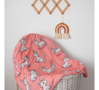 Βρεφική Κουβέρτα Κούνιας (110Χ140) Βελουτέ Baby Unicorn Astron Italy |  Βρεφικές Κουβέρτες στο espiti
