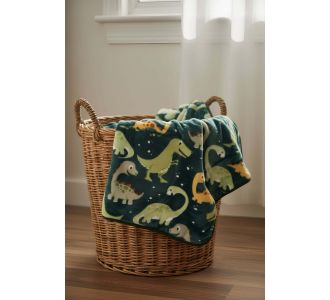 Βρεφική Κουβέρτα Κούνιας (110Χ140) Βελουτέ Dinosaurs Astron Italy |  Βρεφικές Κουβέρτες στο espiti