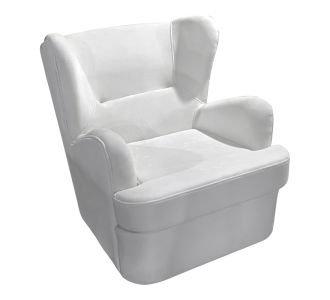 Πολυθρόνα Regalo pakoworld βελούδο σε λευκή απόχρωση 75x88x85εκ |  Πολυθρόνες σαλονιού στο espiti