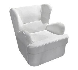 Πολυθρόνα Regalo pakoworld βελούδο σε λευκή απόχρωση 75x88x85εκ |  Πολυθρόνες σαλονιού στο espiti