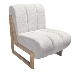 Πολυθρόνα Cocoon pakoworld ύφασμα σε λευκή -πόδια σε φυσική απόχρωση 65x75x77εκ |  Πολυθρόνες σαλονιού στο espiti