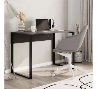 Γραφείο εργασίας Inna Megapap χρώμα γκρι ρετρό - silky black 100x60x75εκ. |  Γραφεία στο espiti