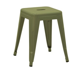 Σκαμπό Utopia pakoworld μέταλλο σε λαδί απόχρωση 30x30x45εκ |  Σκαμπώ στο espiti