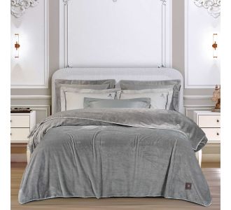 GREENWICH POLO CLUB ΚΟΥΒΕΡΤΑ FLEECE 170X240 ESSENTIAL 4439 GREY |  Κουβέρτες Βελουτέ Υπέρδιπλες στο espiti