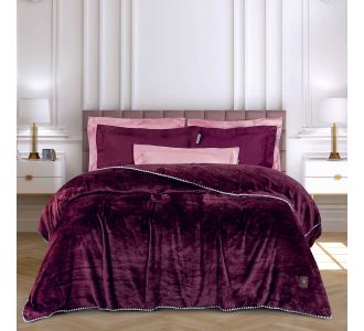 GREENWICH POLO CLUB ΚΟΥΒΕΡΤΑ FLEECE 170X240 ESSENTIAL 4440 BORDEAUX |  Κουβέρτες Βελουτέ Υπέρδιπλες στο espiti