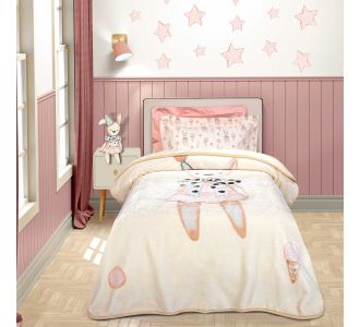 GREENWICH POLO CLUB ΚΟΥΒΕΡΤΑ VELOUR JUNIOR ESSENTIAL 8859 CREAM |  Κουβέρτες Παιδικές στο espiti