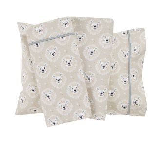 DAS BABY ΣΕΤ ΣΕΝΤΟΝΙΑ ΚΟΥΝΙΑΣ FUN 4979 TAUPE |  Βρεφικά Σεντόνια στο espiti