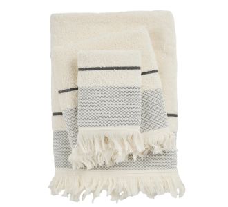 DAS HOME ΣΕΤ ΠΕΤΣΕΤΕΣ 3ΤΕΜΑΧΙΩΝ BEST 0840 IVORY |  Σετ Πετσέτες στο espiti