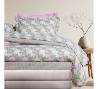 DAS HOME ΣΕΤ ΣΕΝΤΟΝΙΑ ΥΠΕΡΔΙΠΛΑ DAILY 3175 GREEN, PINK |  Σεντόνια Υπέρδιπλα / King Size στο espiti