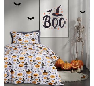 DAS KIDS ΣΕΤ ΣΕΝΤΟΝΙΑ ΜΟΝΑ 4967 GREY, ORANGE |  Σεντόνια Παιδικά στο espiti