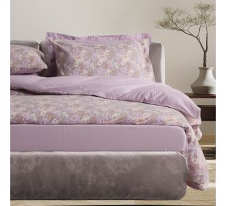 DAS HOME ΣΕΤ ΣΕΝΤΟΝΙΑ ΥΠΕΡΔΙΠΛΑ HAPPY FLANNEL 9682 GREY, LILAC |  Σεντόνια Υπέρδιπλα / King Size στο espiti