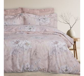 DAS HOME ΣΕΝΤΟΝΙΑ ΣΕΤ KING PRESTIGE 1711 GREY, PINK |  Σεντόνια Υπέρδιπλα / King Size στο espiti