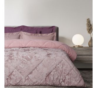 DAS HOME VELVET ΚΟΥΒΕΡΤΟΠΑΠΛΩΜΑ SHERPA ΥΠΕΡΔΙΠΛΟ 1377 NUDE |  Κουβερτοπαπλώματα  στο espiti