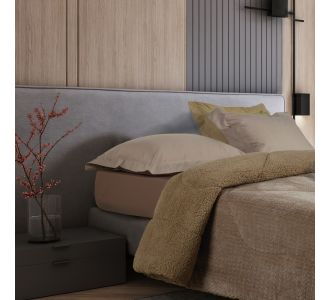 DAS HOME ΚΟΥΒΕΡΤΟΠΑΠΛΩΜΑ SHERPA ΜΟΝΟ 1367 TAUPE |  Κουβερτοπαπλώματα  στο espiti
