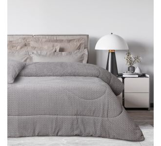 DAS HOME ΚΟΥΒΕΡΤΟΠΑΠΛΩΜΑ SHERPA ΜΟΝΟ 1368 GREY |  Κουβερτοπαπλώματα  στο espiti