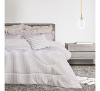 DAS HOME ΚΟΥΒΕΡΤΟΠΑΠΛΩΜΑ SHERPA ΜΟΝΟ 1364 WHITE |  Κουβερτοπαπλώματα  στο espiti