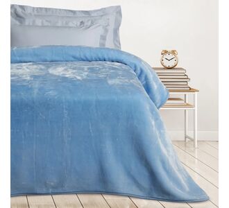 DAS KIDS ΚΟΥΒΕΡΤΑ VELOUR MONH 0291 BABY BLUE |  Κουβέρτες Παιδικές στο espiti
