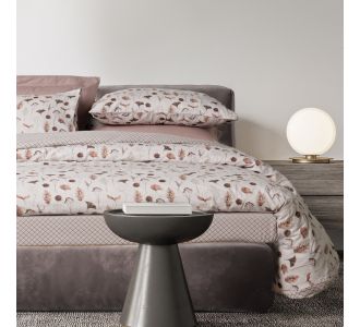 DAS HOME ΣΕΤ ΠΑΠΛΩΜΑΤΟΘΗΚΗ ΜΟΝΗ HAPPY FLANNEL 9681 BEIGE, BROWN |  Παπλωματοθήκες Υπέρδιπλες στο espiti