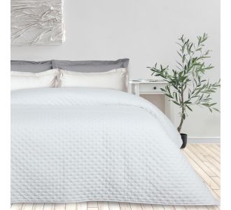 DAS HOME ΚΟΥΒΕΡΛΙ KING HAPPY 9658 WHITE |  Κουβερλί Υπέρδιπλα στο espiti