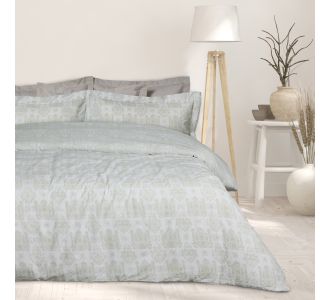 DAS HOME ΣΕΤ ΣΕΝΤΟΝΙΑ ΥΠΕΡΔΙΠΛΑ HAPPY 9673 TAUPE, WHITE |  Σεντόνια Υπέρδιπλα / King Size στο espiti