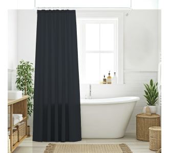 DAS HOME ΚΟΥΡΤΙΝΑ ΜΠΑΝΙΟΥ 200X180 0809 GRAPHITE |  Κουρτίνες Μπάνιου στο espiti