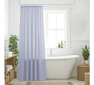 DAS HOME ΚΟΥΡΤΙΝΑ ΜΠΑΝΙΟΥ 240X180 0804 BLUE |  Κουρτίνες Μπάνιου στο espiti